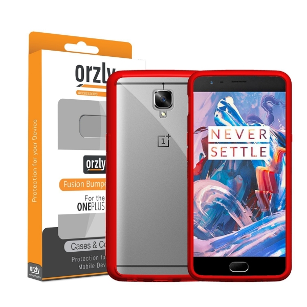 Orzly OnePlus 3T / OnePlus 3 Fusion Bumper Klf-RED