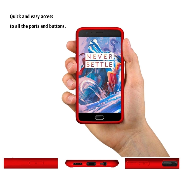 Orzly OnePlus 3T / OnePlus 3 Fusion Bumper Klf-RED