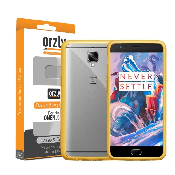 Orzly OnePlus 3T / OnePlus 3 Fusion Bumper Klf-YELLOW