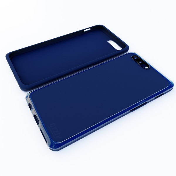 Orzly OnePlus 5 FlexiCase Slim-Fit Klf-Blue