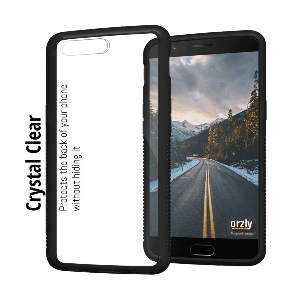 Orzly OnePlus 5 Fusion Bumper Klf-Black