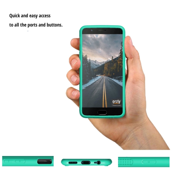 Orzly OnePlus 5 Fusion Bumper Klf-Green