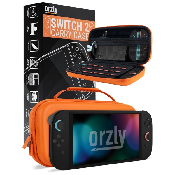 Orzly Nintendo Switch 2 Uyumlu anta-Orange