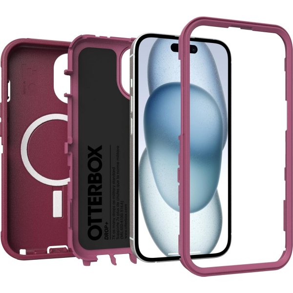 OtterBox Apple iPhone 16e Defender MagSafe Klf -Foxberry Pink