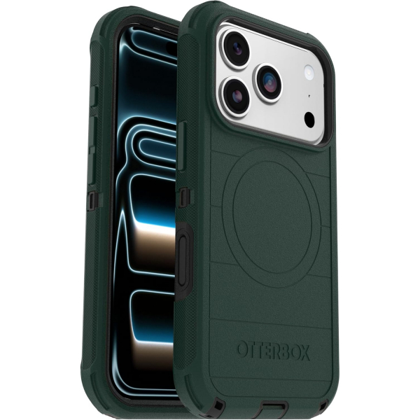 OtterBox Apple iPhone 17 Pro Defender Pro K�l�f -Green Black