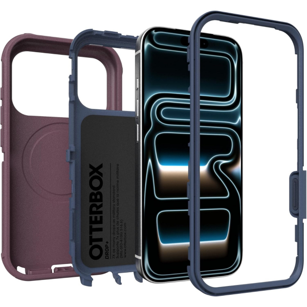 OtterBox Apple iPhone 17 Pro Defender Pro K�l�f -Purple Blue