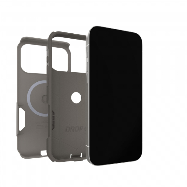OtterBox Commuter Serisi iPhone 18 Pro Max K�l�f-Grey Comfort