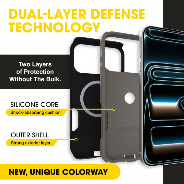 OtterBox Commuter iPhone 18 Pro Max MagSafe K�l�f-Black Ash
