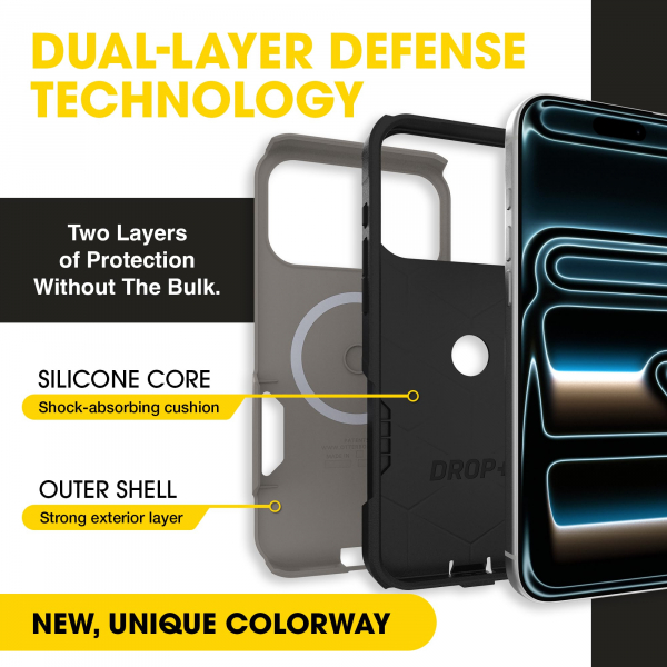 OtterBox Commuter iPhone 18 Pro Max MagSafe K�l�f-Pompeii Grey