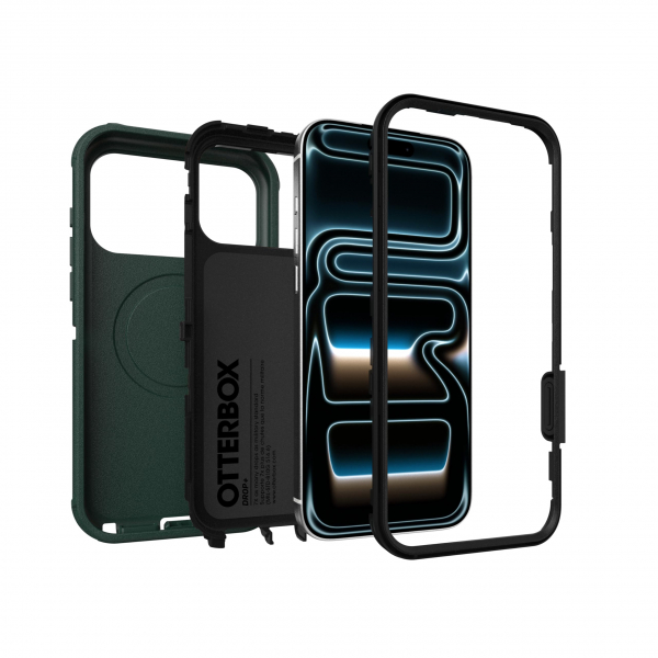 OtterBox Defender Pro Serisi iPhone 18 Pro Max K�l�f-Green/Black