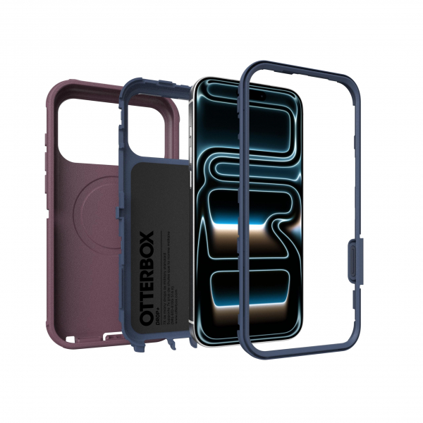 OtterBox Defender Pro Serisi iPhone 18 Pro Max K�l�f-Purple/Blue
