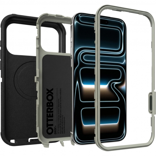 OtterBox Defender Pro Serisi iPhone 18 Pro Max K�l�f-Black/Grey