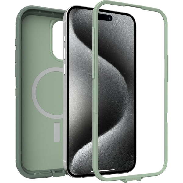 OtterBox Defender Serisi XT iPhone 15 Pro Max Klf-Green