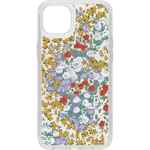 OtterBox Symmetry Clear iPhone 14 Plus MagSafe Klf -Flower Fields