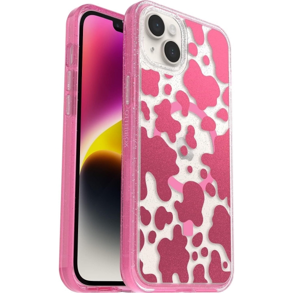 OtterBox Symmetry Clear iPhone 14 Plus MagSafe Klf -Disco Cowgirl 