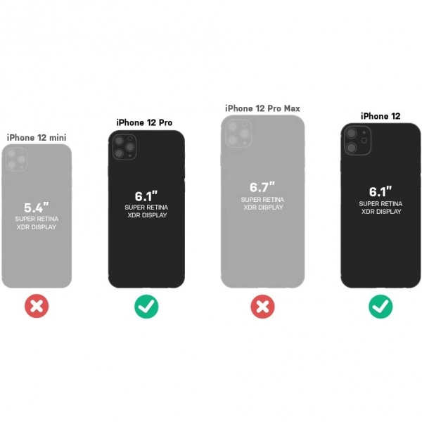 OtterBox iPhone 12/12 Pro Symmetry Klf-Wallflower Clear