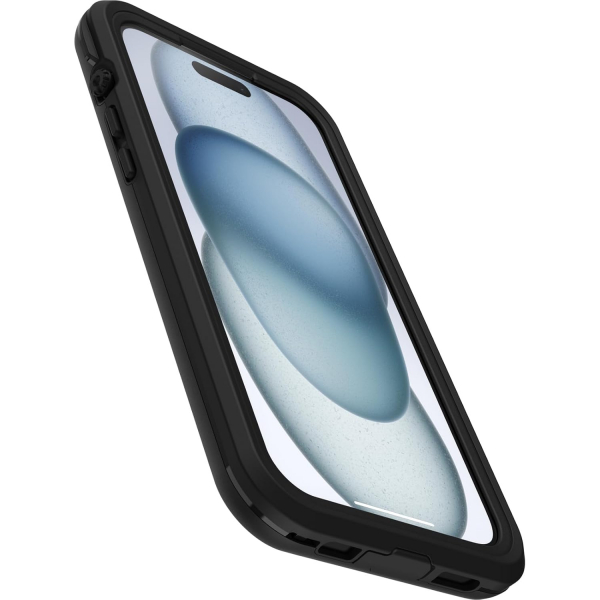 OtterBox iPhone 14 Plus/15 Plus FRE Su Geirmez Klf-Black