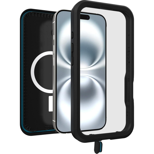 OtterBox iPhone 16 FRE Su Geirmez Klf-Black