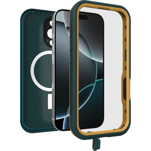 OtterBox iPhone 16 Pro FRE Su Geirmez Klf-Green