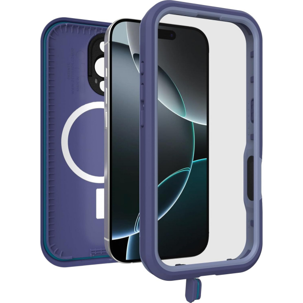 OtterBox iPhone 16 Pro FRE Su Geirmez Klf-Purple
