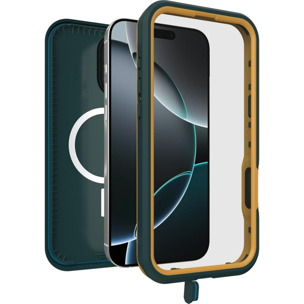 OtterBox iPhone 16 Pro Max FRE Su Geirmez Klf-Green