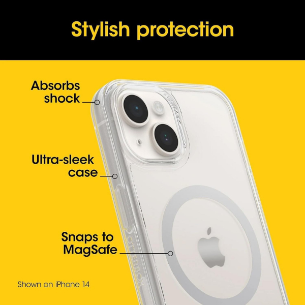 OtterBox iPhone 16e Symmetry MagSafe Klf -Black