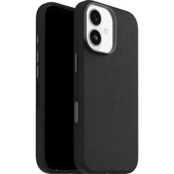 OtterBox iPhone 17 Symmetry Cactus Deri Klf -Noir Ash Black