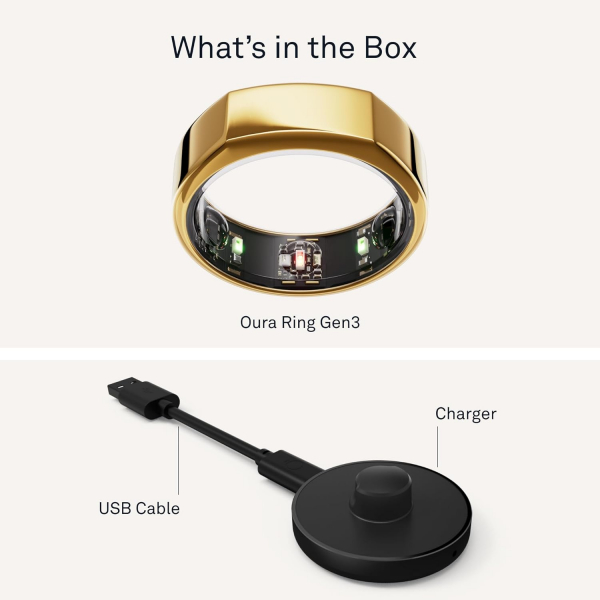Oura Ri ng Gen3 Heritage Akll Yzk(Gold)-9