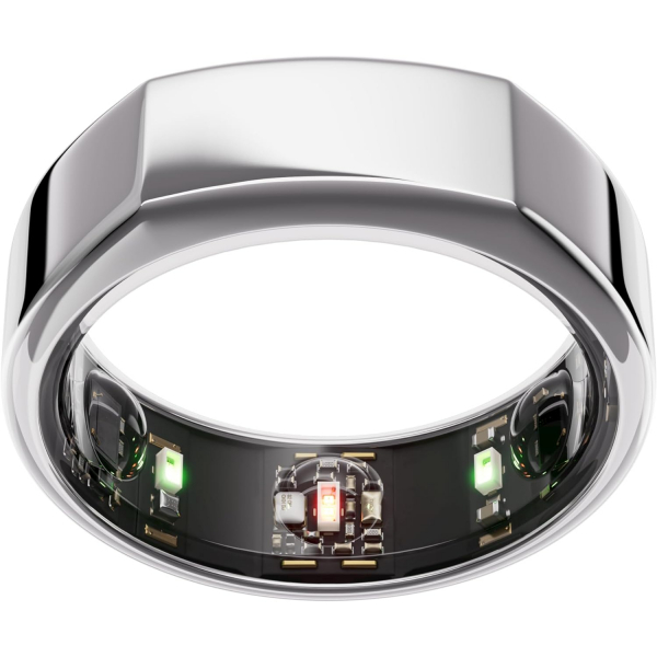 Oura Ring Gen3 Heritage Akll Yzk-Silver