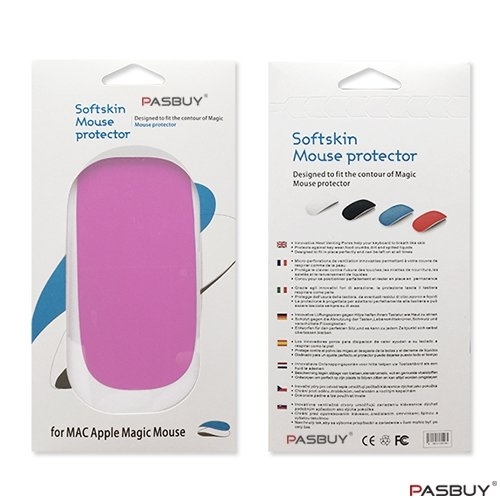 PASBUY Apple Magic Mouse Silikon Koruyucu-Hot Pink