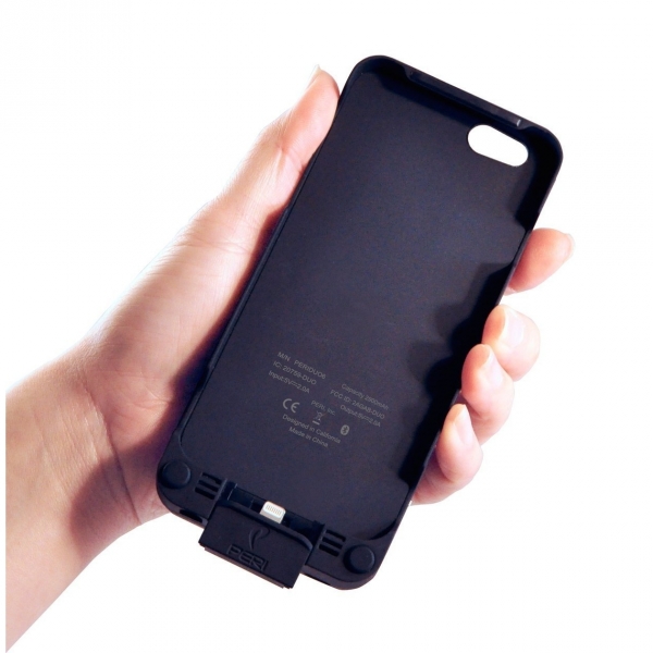 PERI Hoparlr/ iPhone 6/6S Bataryal Klf (2900 mAh)-Black