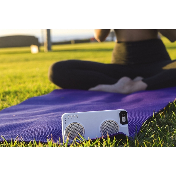 PERI Hoparlr/ iPhone 6/6S Bataryal Klf (2900 mAh)-White