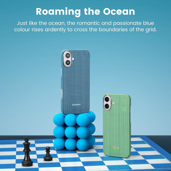 PITAKA  Apple iPhone 16 Plus Aramid Fiber Klf -Ocean