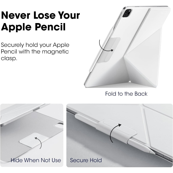 PITAKA Manyetik iPad Air Klf (13 in)-White