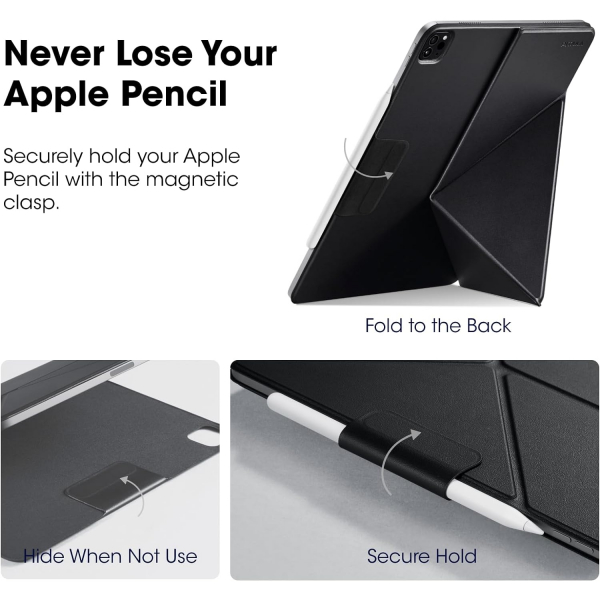 PITAKA Manyetik iPad Air Klf (13 in)-Black