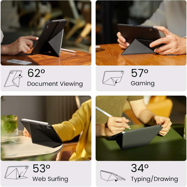 PITAKA Apple iPad Mini 6/7 MagEZ Folio K�l�f-Black