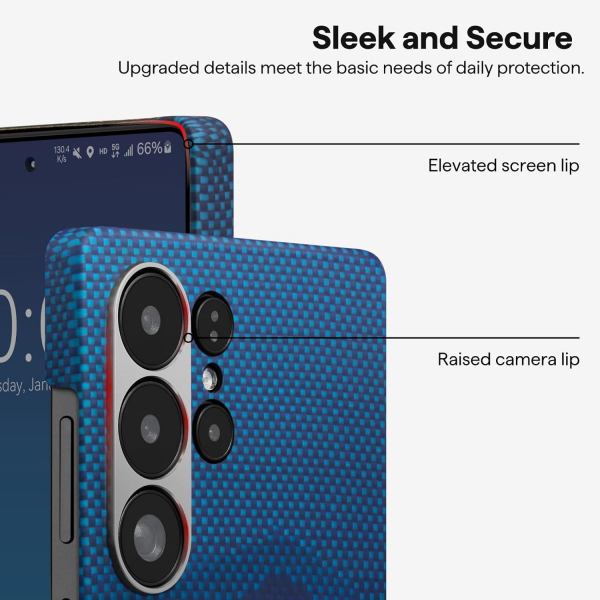 PITAKA Samsung Galaxy S25 Ultra Aramid Fiber K�l�f -Over The Horizon