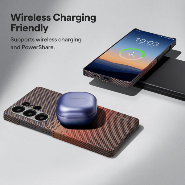 PITAKA Samsung Galaxy S25 Ultra Aramid Fiber K�l�f -Sunset 