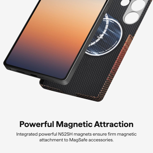 PITAKA Samsung Galaxy S25 Ultra Aramid Fiber K�l�f -Sunset 