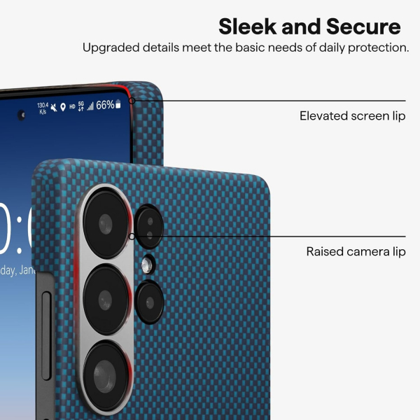 PITAKA Samsung Galaxy S25 Ultra Aramid Fiber K�l�f -Moonrise 