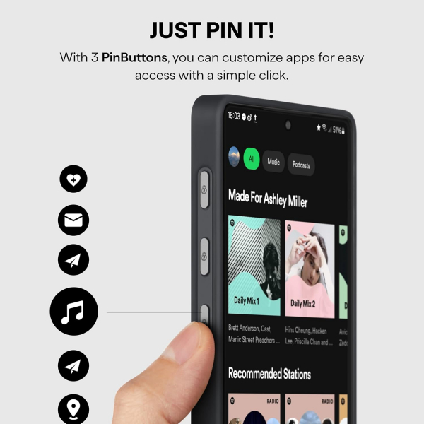 PITAKA Galaxy S25 Ultra PinButton Klf 