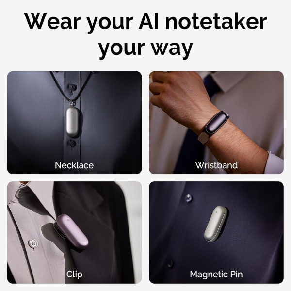 PLAUD NotePin Al Ses Kaydedici -Silver