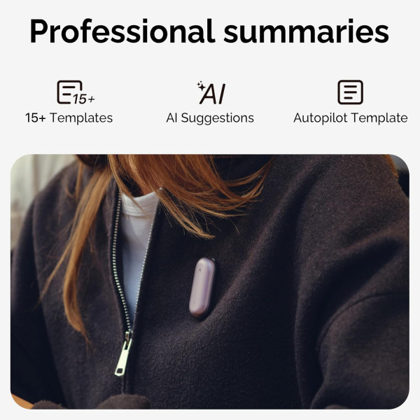 PLAUD NotePin Al Ses Kaydedici -Purple