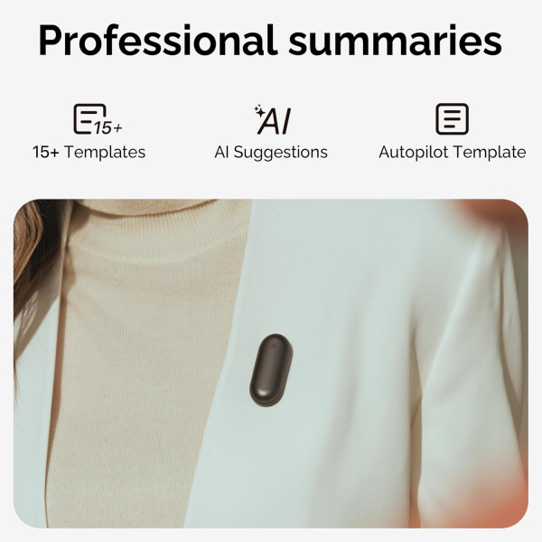 PLAUD NotePin Al Ses Kaydedici -Black