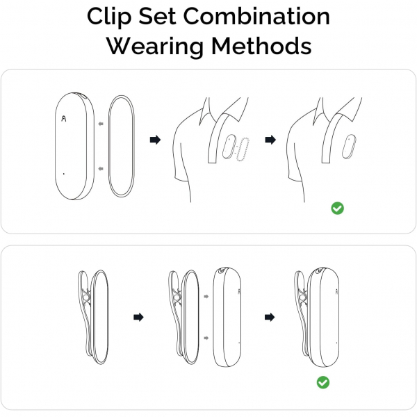 PLAUD NotePin in Klips-Silver 