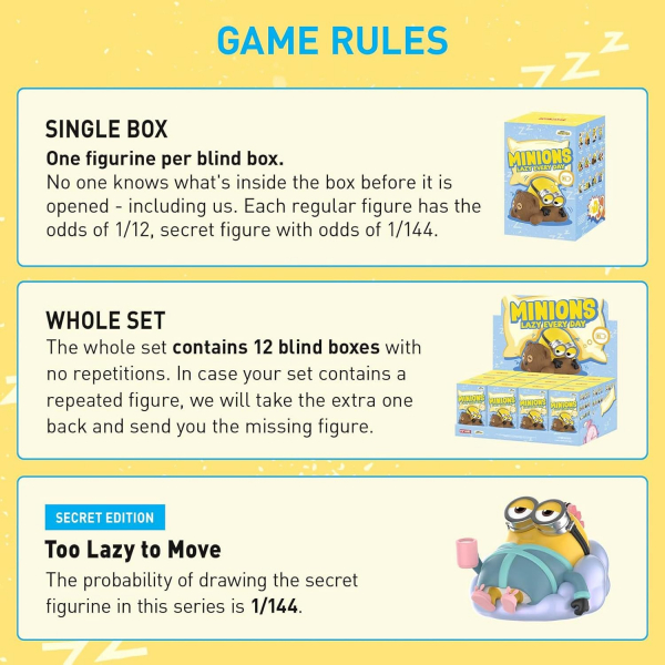 POP MART Minions Koleksiyon Aksiyon Figr(10 cm)