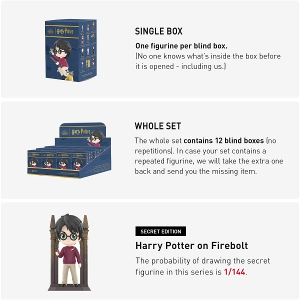 POP MART Harry Potter Koleksiyon Aksiyon Figr(10 cm)