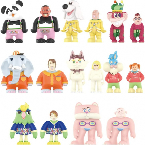 POP MART Oh Face Koleksiyon Aksiyon Figr(10 cm)