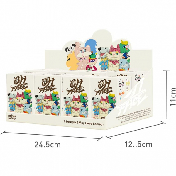 POP MART Oh Face Koleksiyon Aksiyon Figr(10 cm)