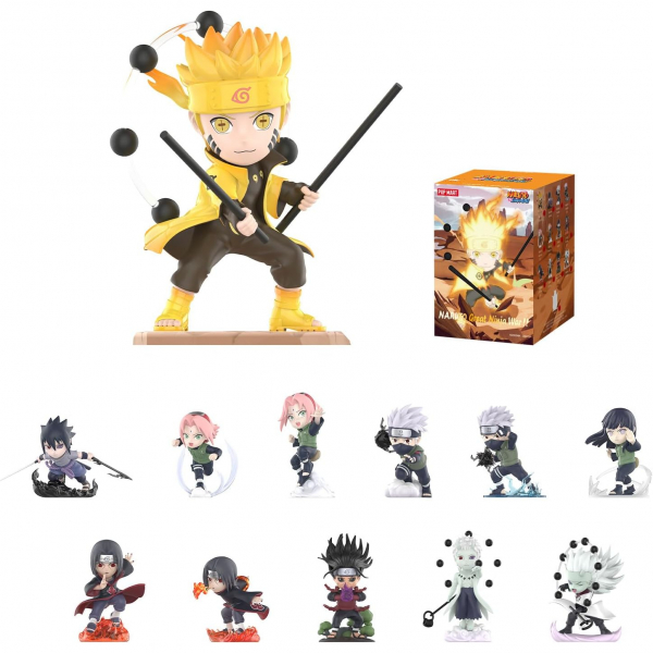 POP MART Naruto Ninkai Koleksiyon Aksiyon Figr(10 cm)